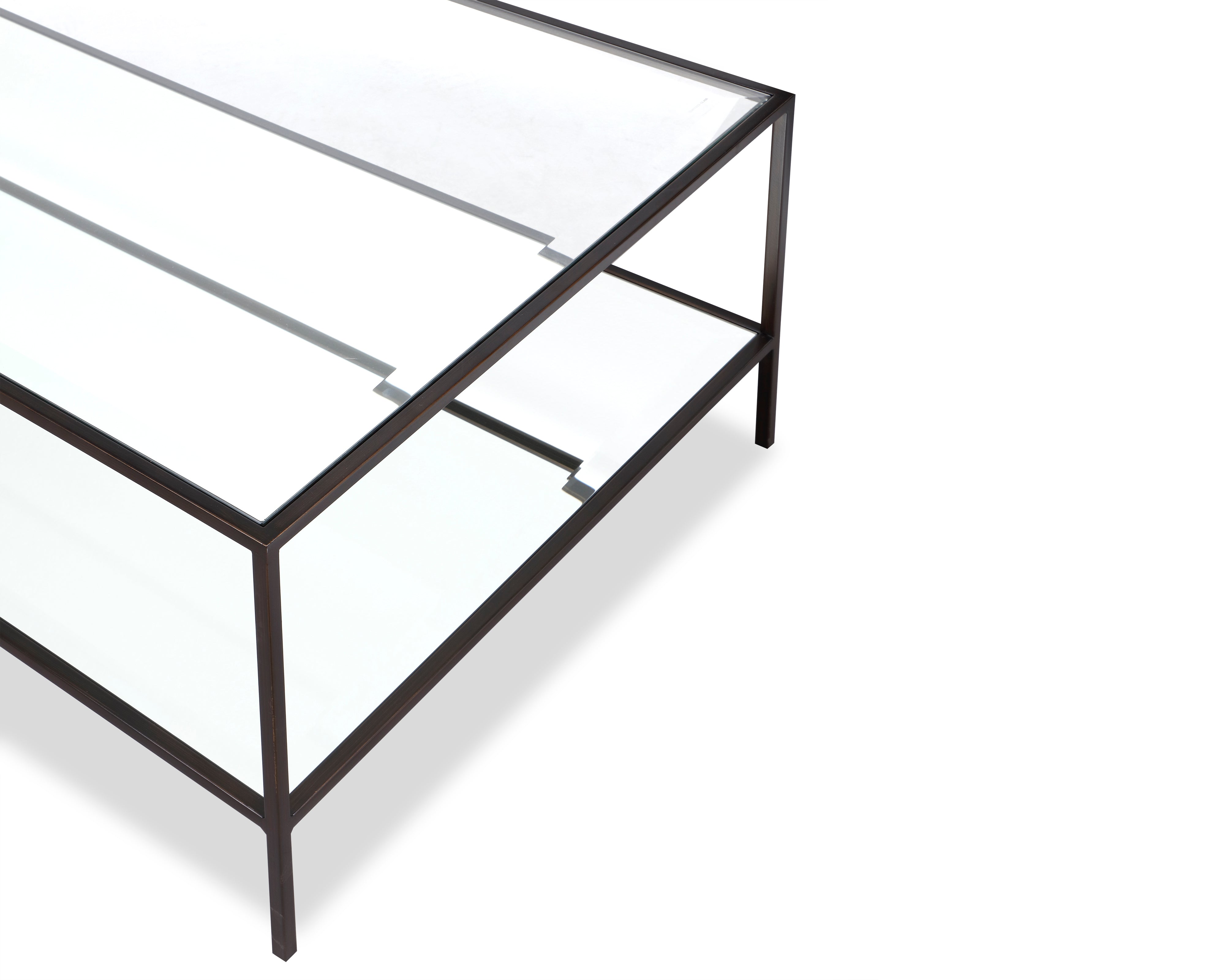 Oliver Coffee Table  -  Antique Bronze