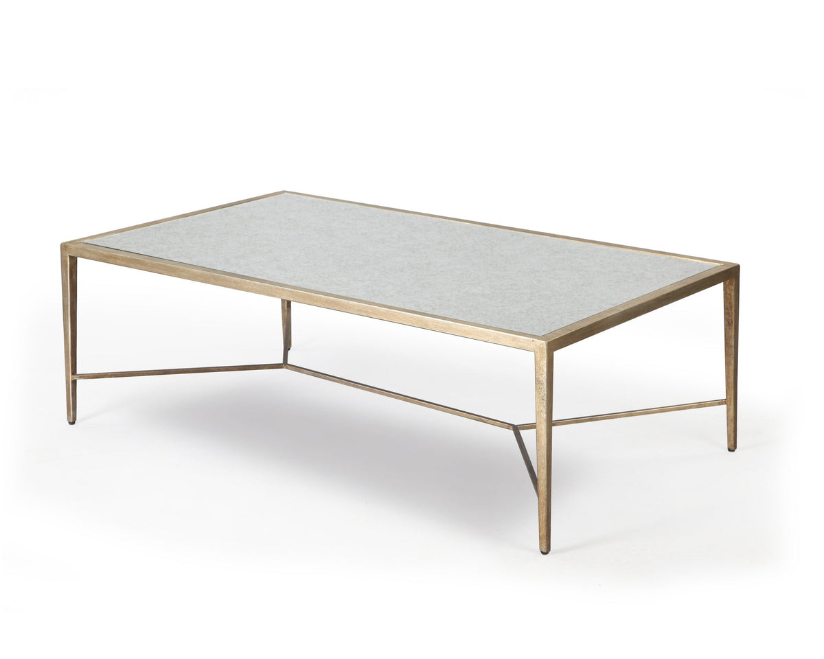 Tarah Coffee Table - Antique Silver Mirror