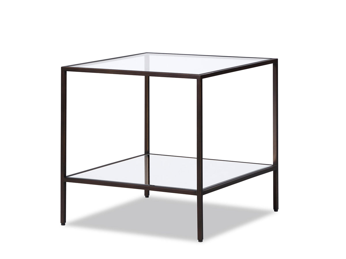 Oliver Side Table  -  Antique Bronze