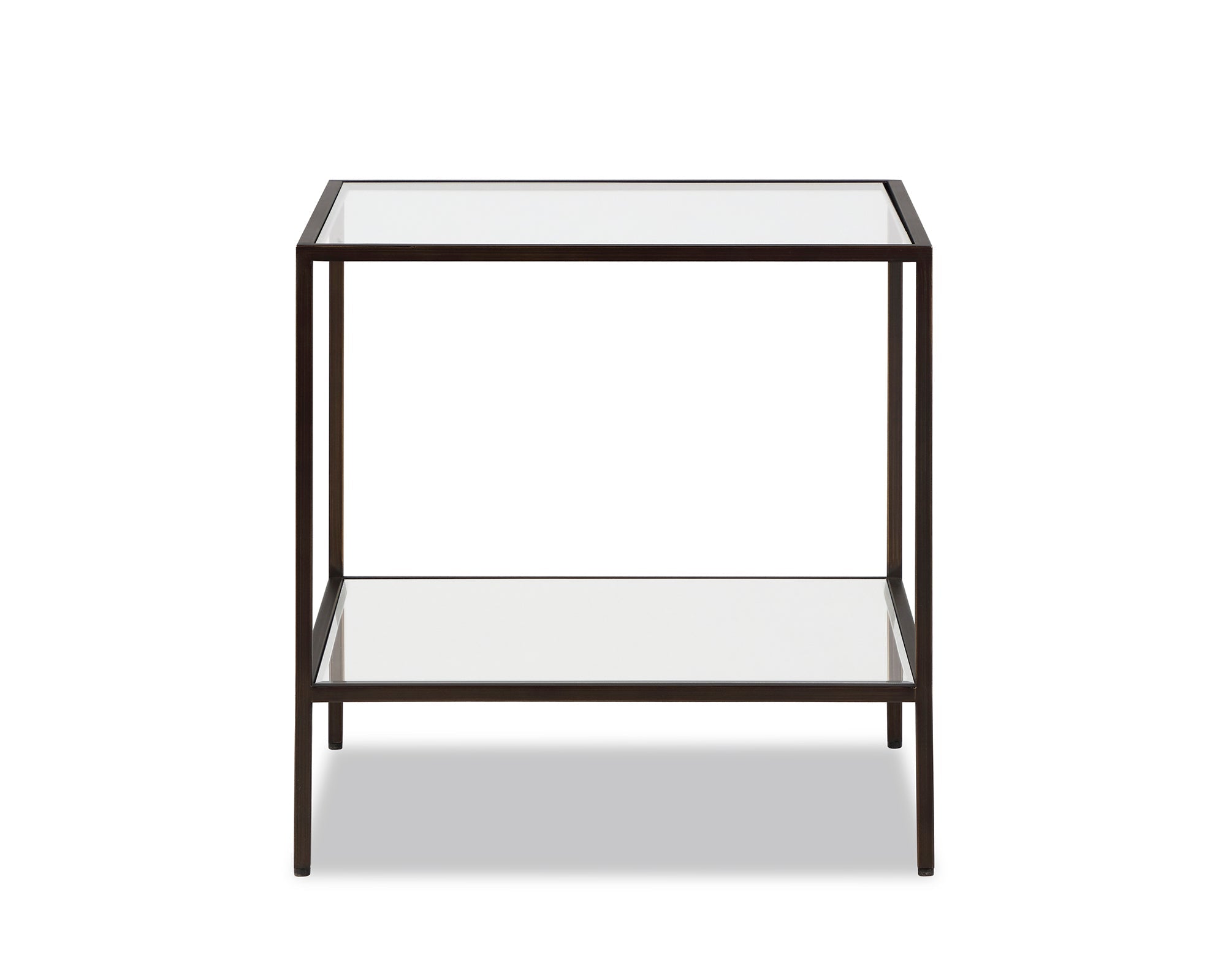 Oliver Side Table  -  Antique Bronze