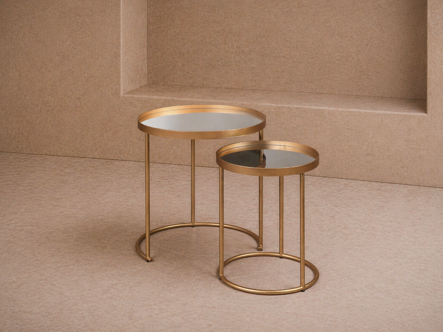 Song Side Tables - Antique Gold