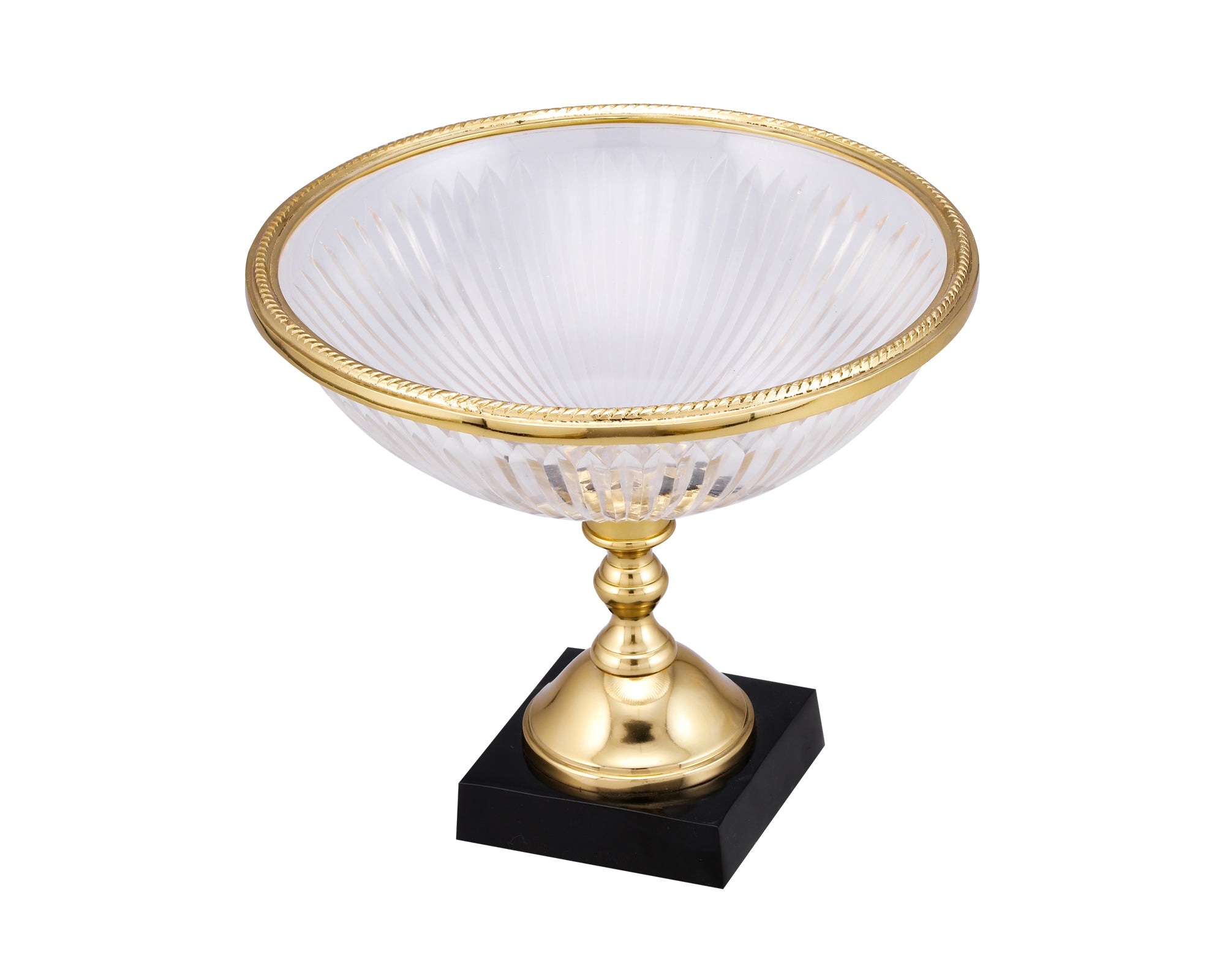 Tazza Bowl - Glass and Gold