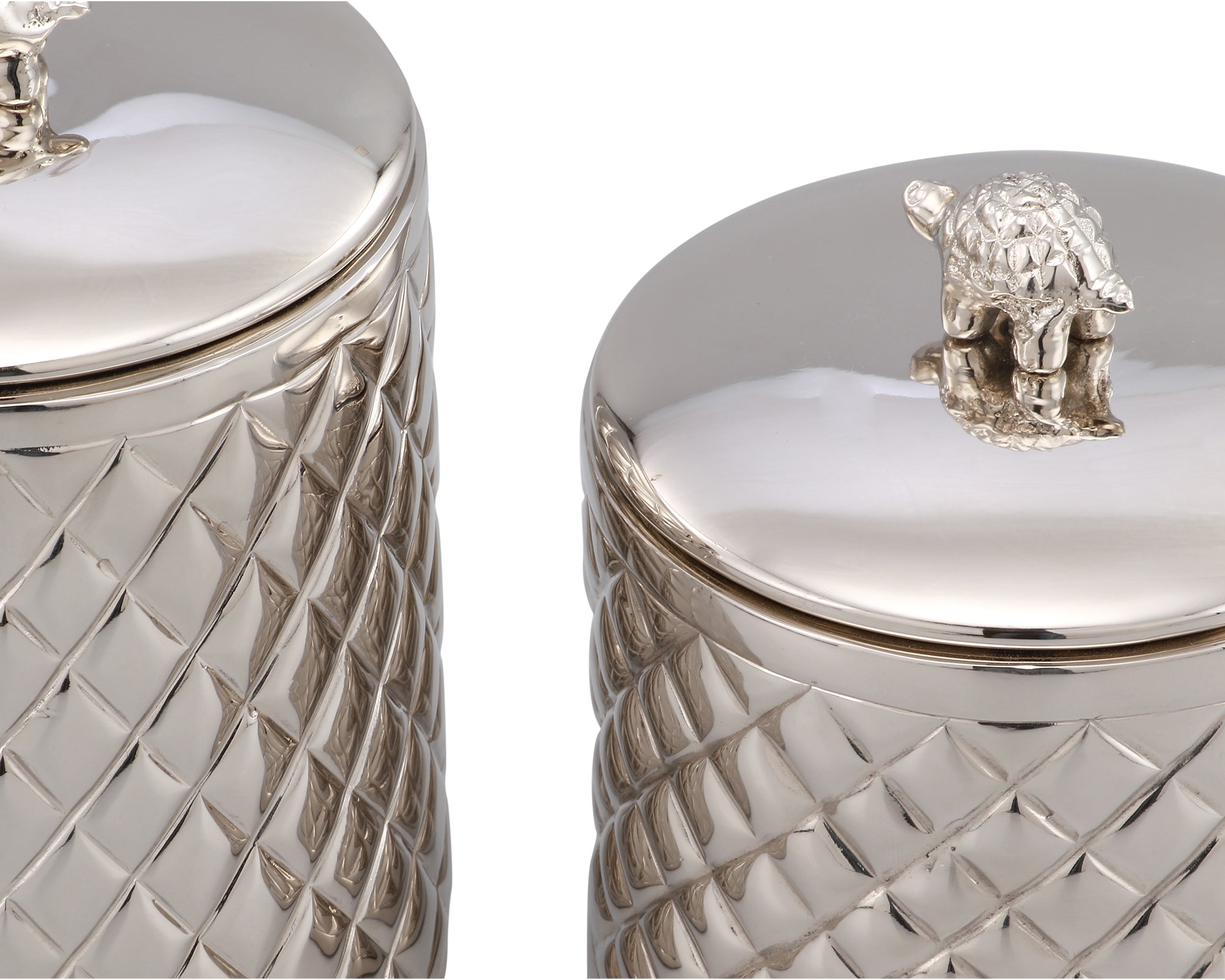 Turtle Box (Large) - Polished Nickel