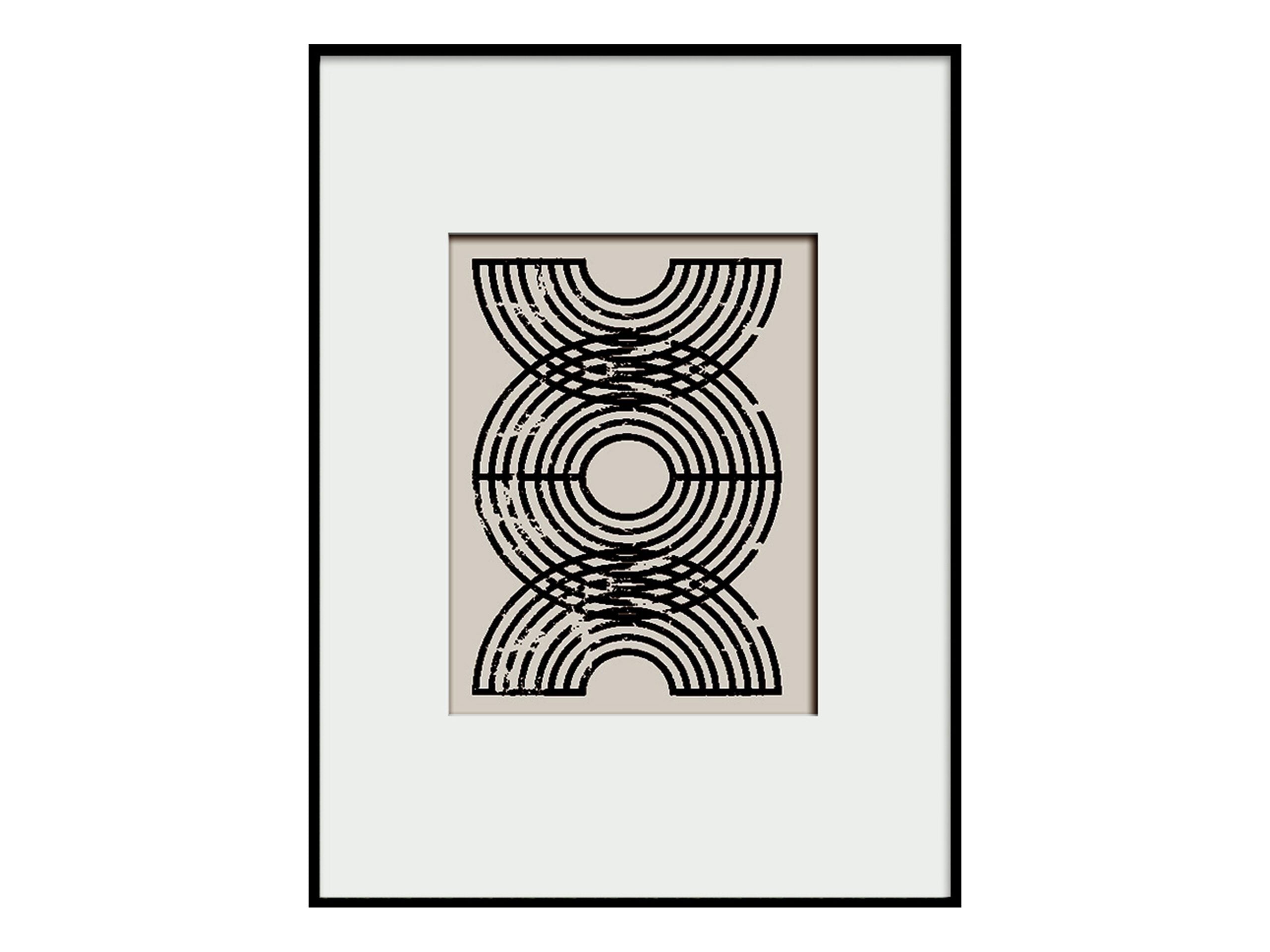 Tivoli Print - Black and Cream