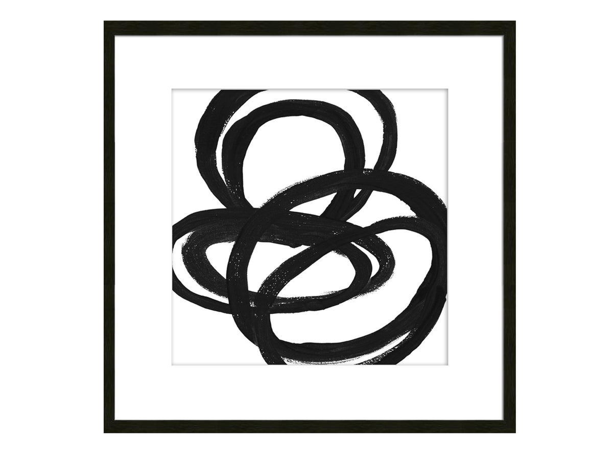 Coils II Print - Black and White