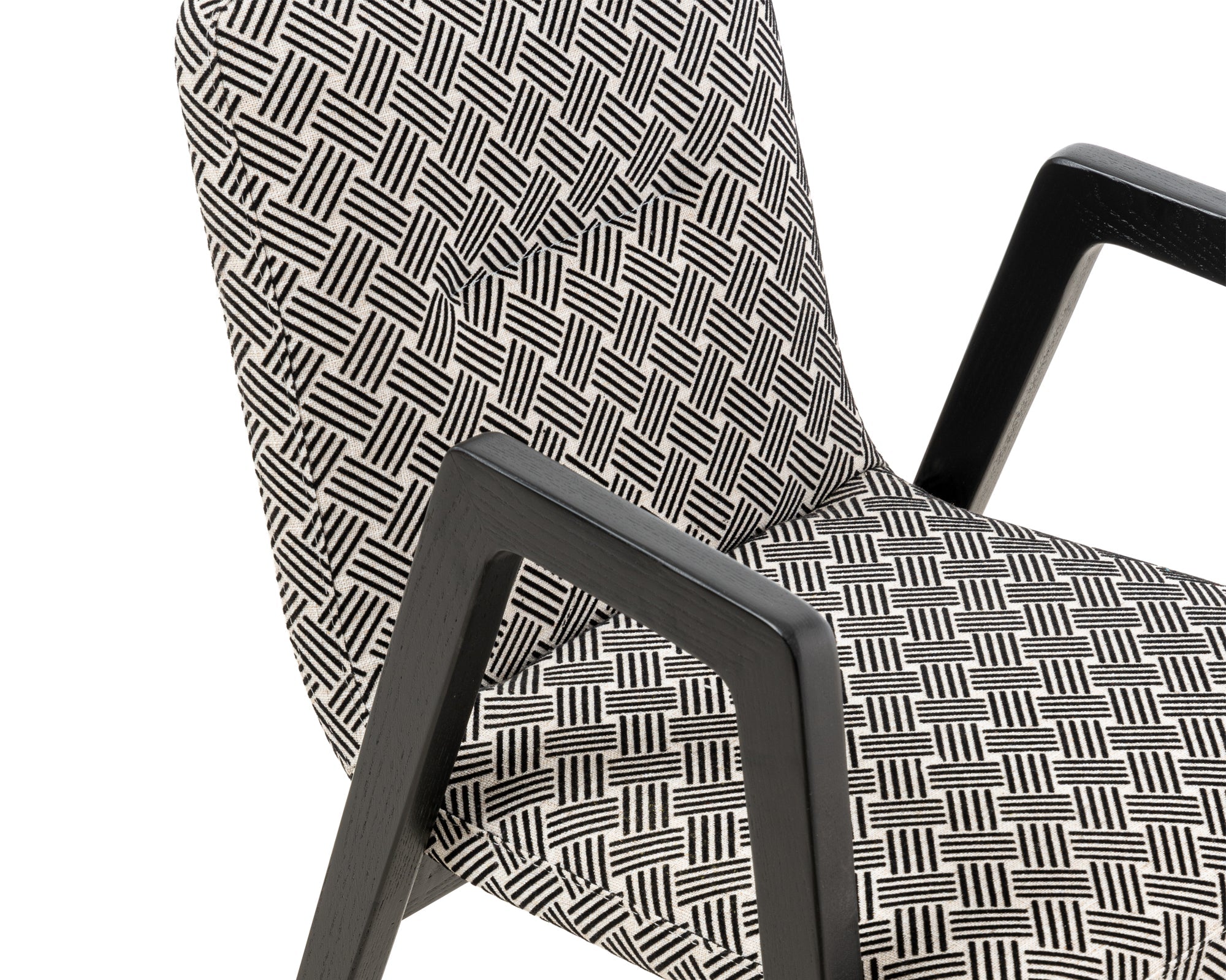 Benson Dining Chair  -  Spike Black