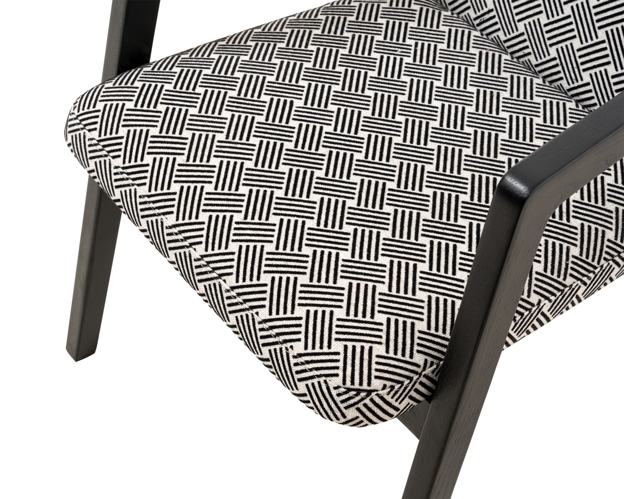 Benson Dining Chair  -  Spike Black