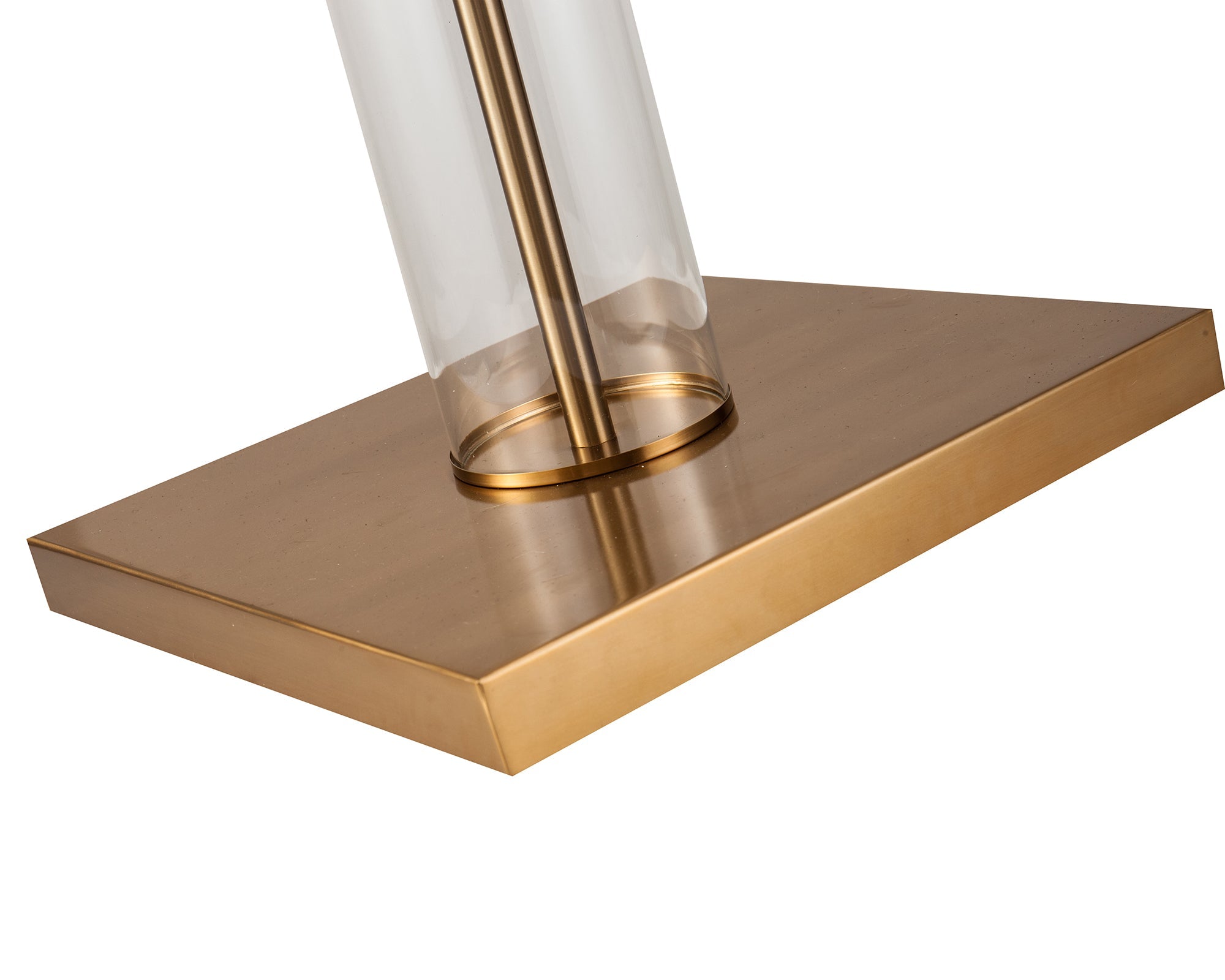 Norman Floor Lamp  -  Antique Brass