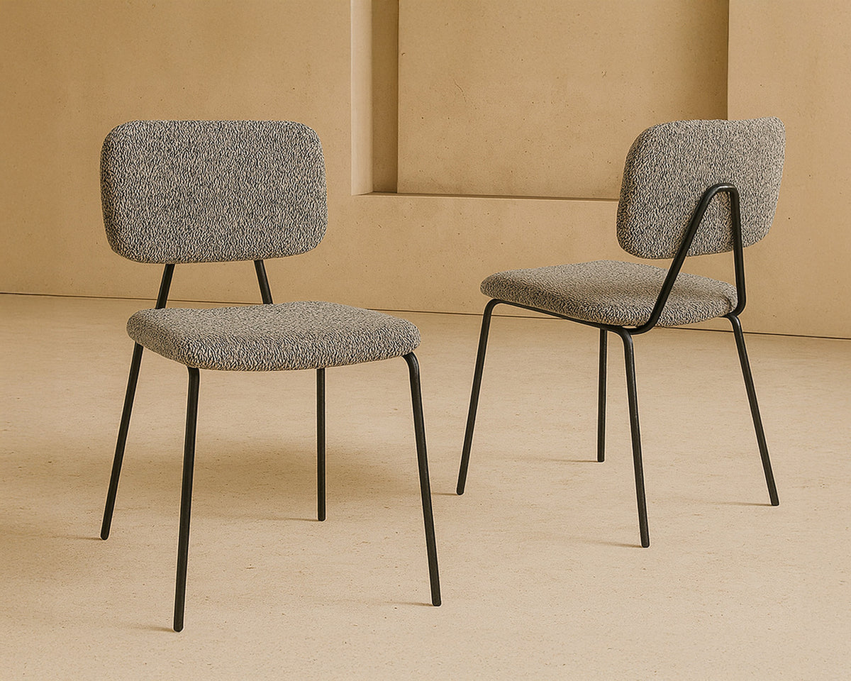 Tatini Dining Chair - Emporio Pattern Fabric ( Set of 2)