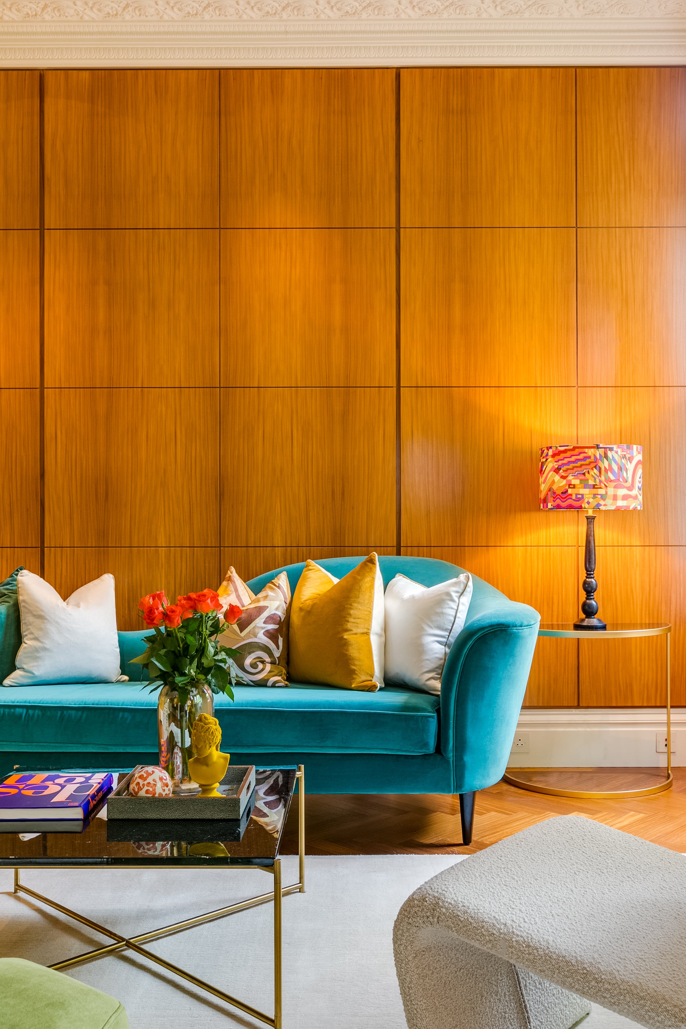 Allegro Sofa - Kaster Lincoln Green Velvet