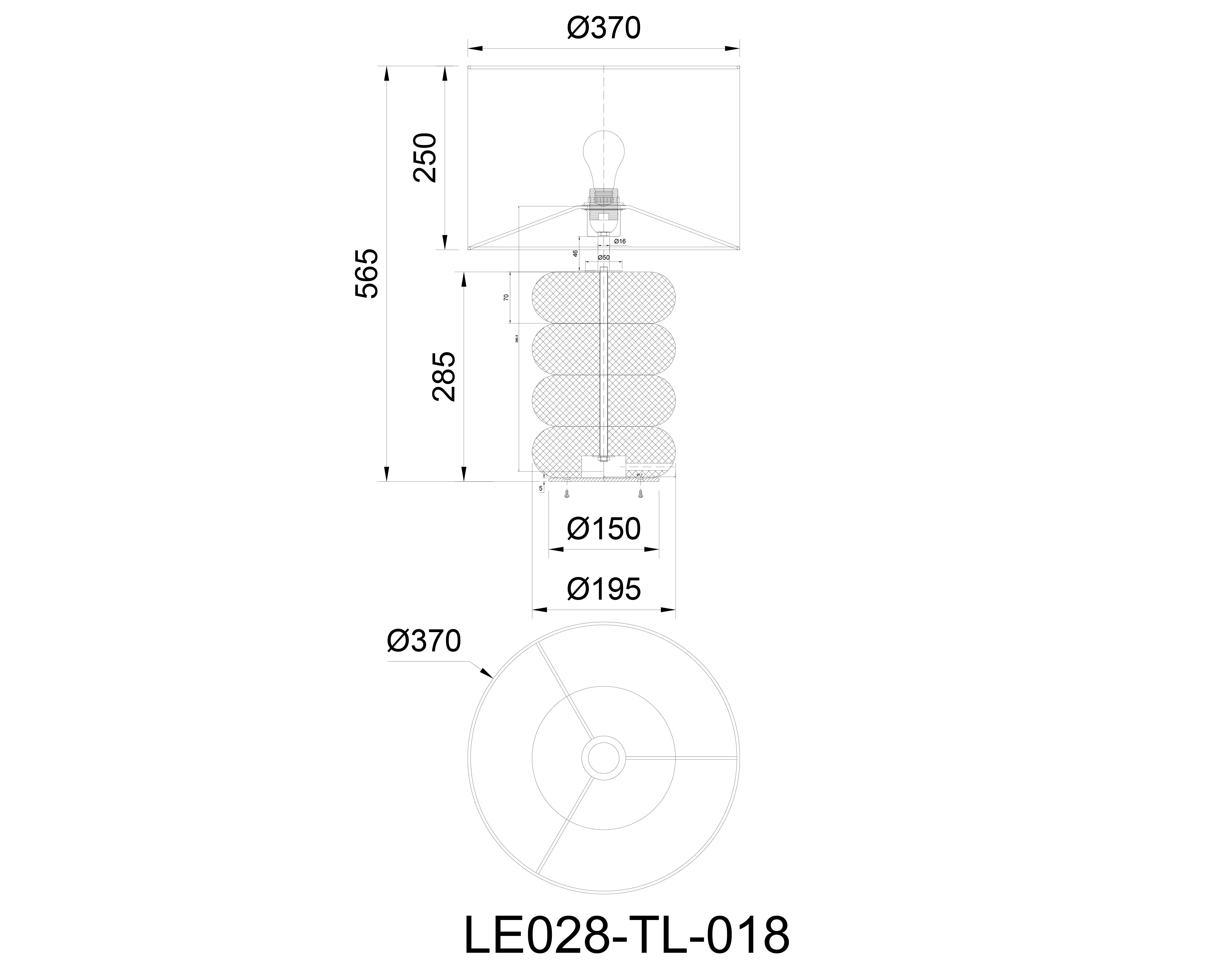 Dalt Table Lamp - Mid Brown Oak and Beige Linen Shade