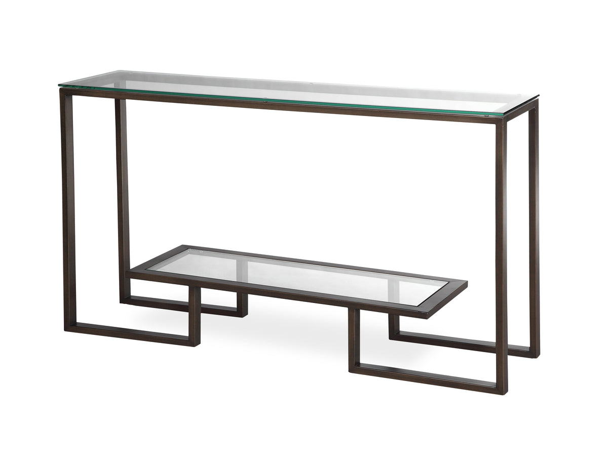 Mayfair Console Table  -  Hairline Antique Bronze