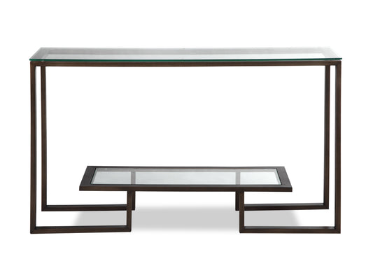 Mayfair Console Table  -  Hairline Antique Bronze