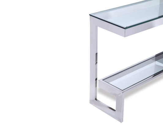 Ziggi Console Table - Antique Bronze Hairline Finish