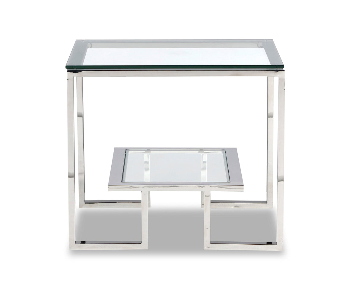 Mayfair Side Table  -  Stainless Steel