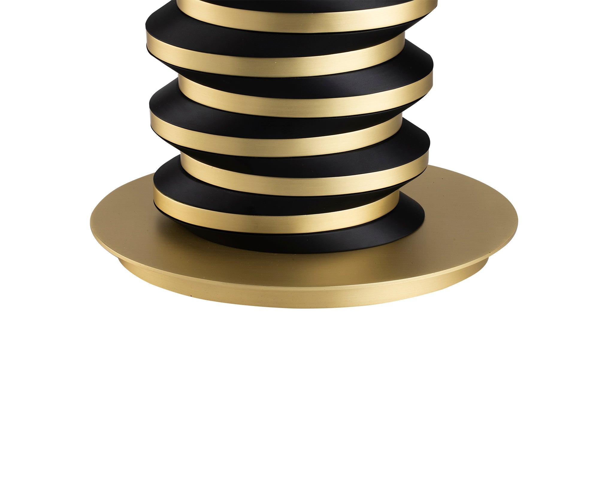 Jacquard Table Lamp - Brushed Brass, Matt Black