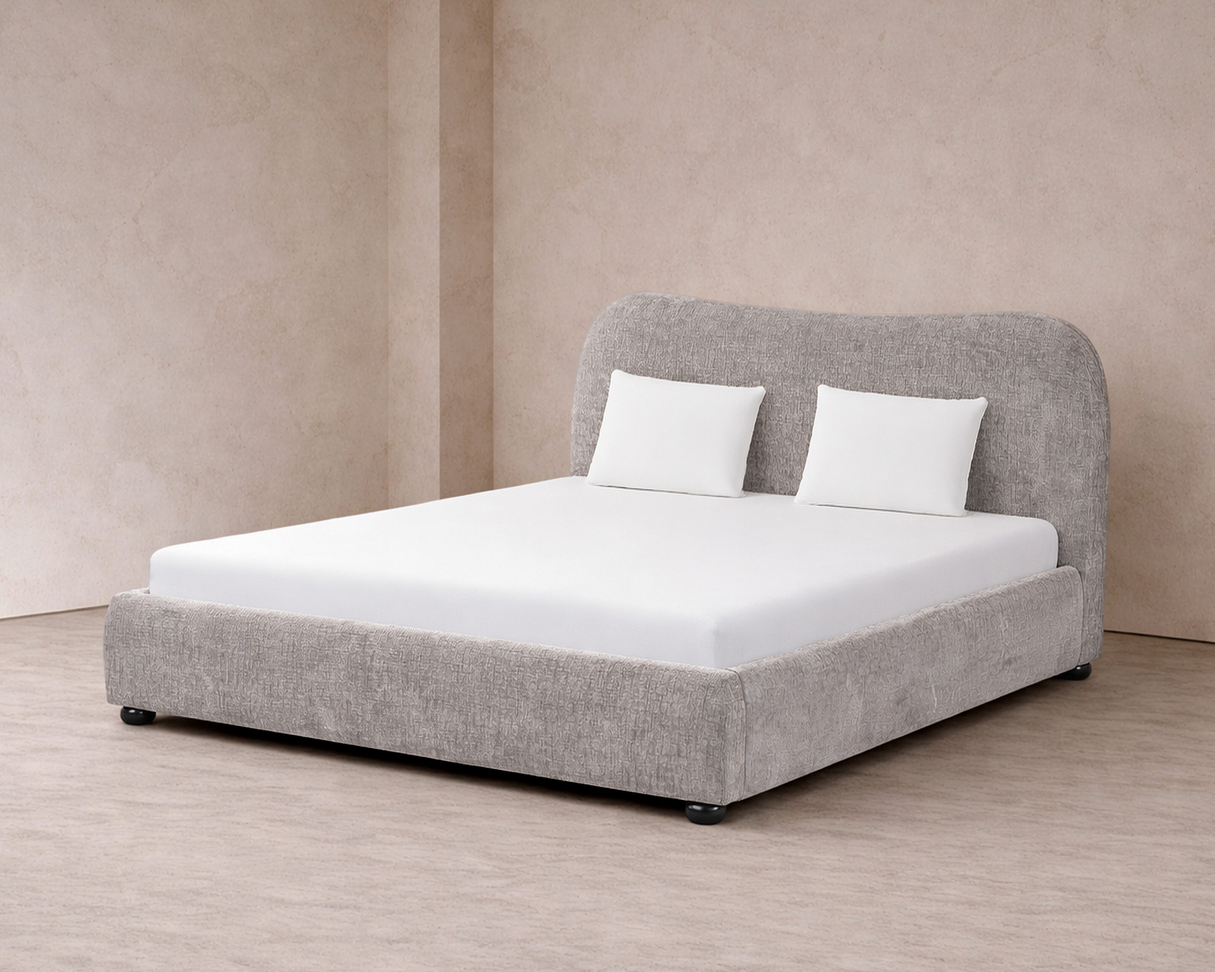 Colma Bed (King Size) - Bennet Grey