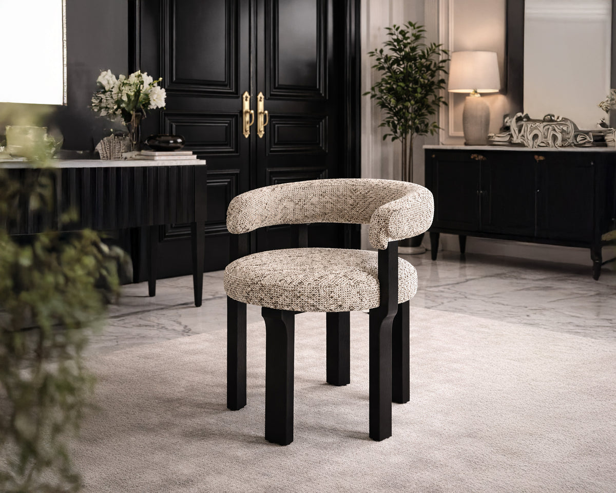 Elba Dining Chair (Crib 5) - Dexter Sparkle Stone