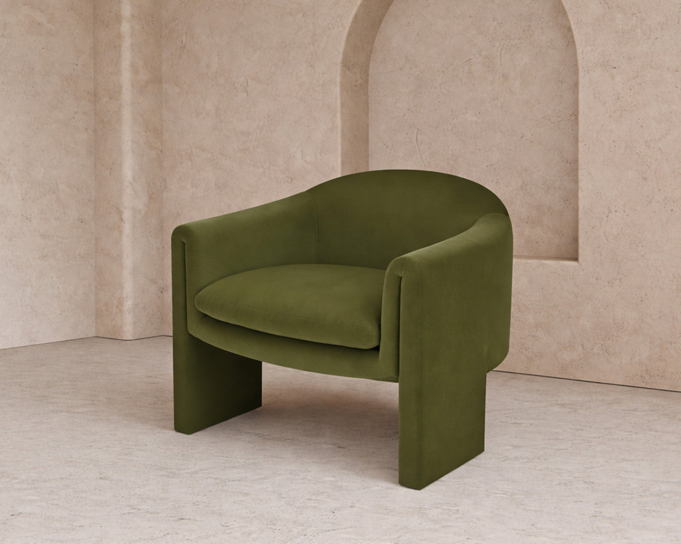 Iconic Occasional Chair - Kaster II Olive