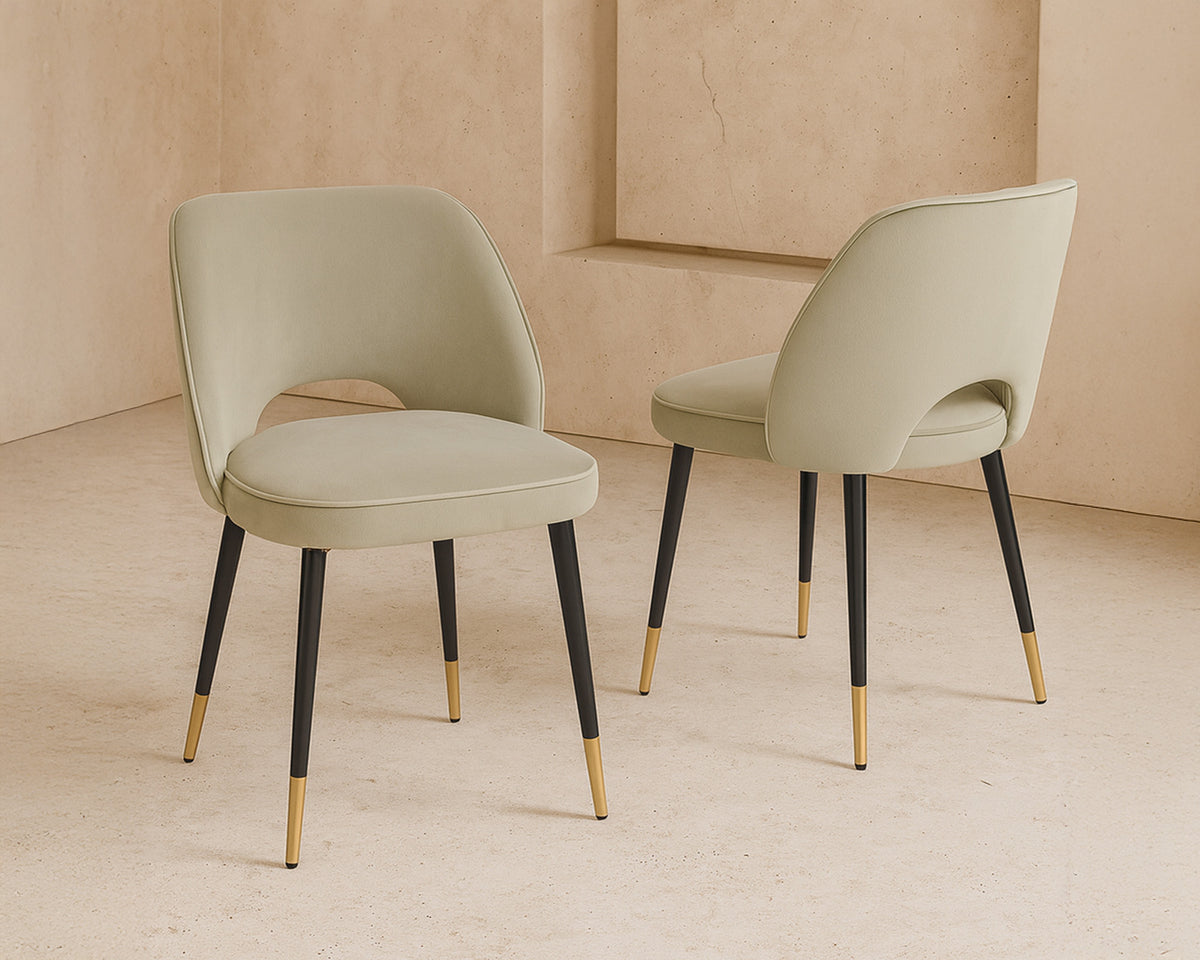 Jagger Dining Chair (set of 2) - Megan Light Grey