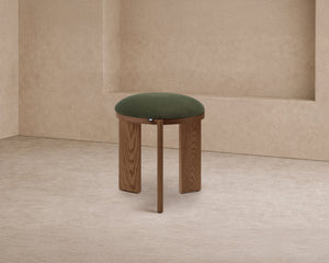 Lia Foot Stool - (Crib 5) Hopper Moss & Brushed Brown