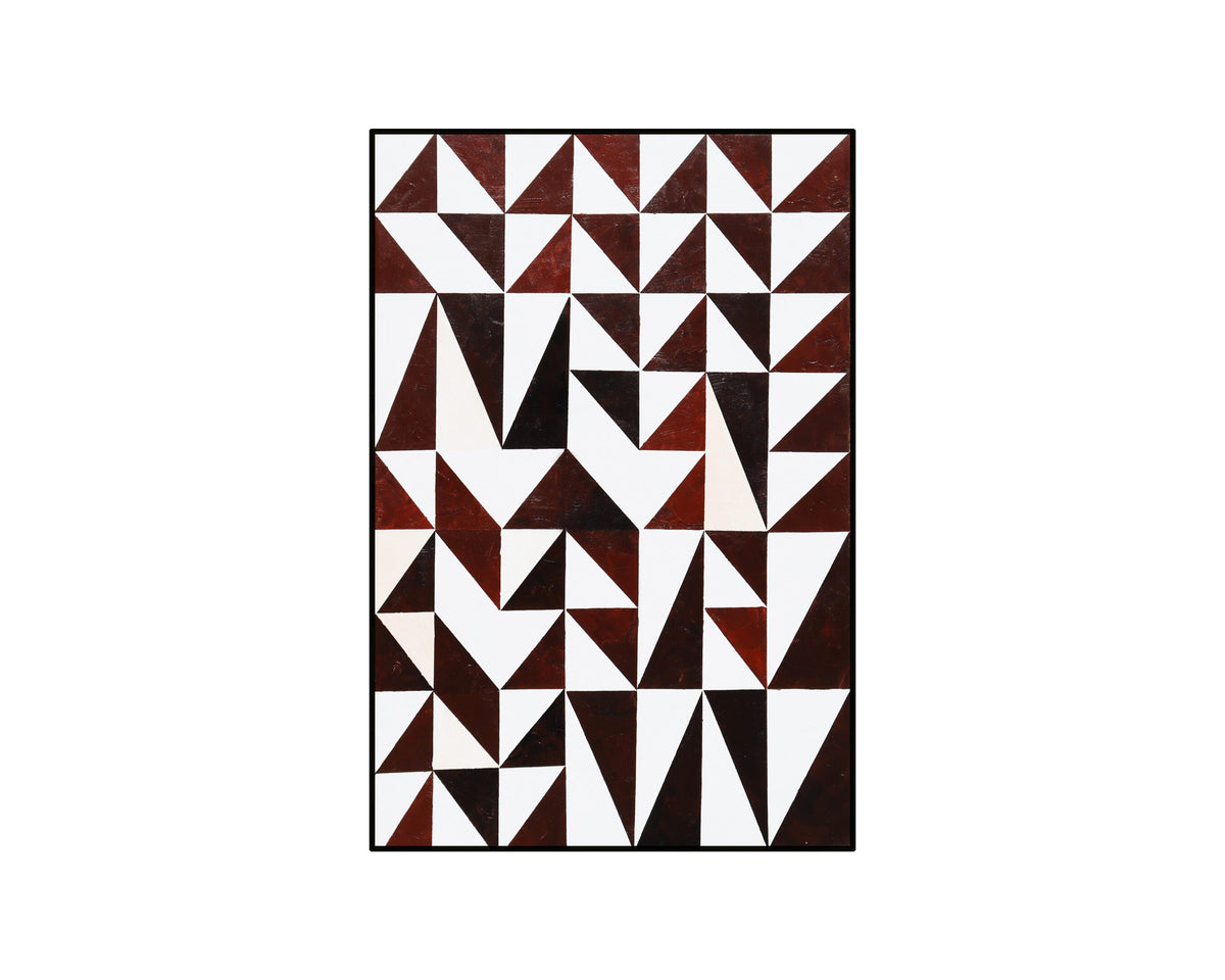 Abstract Triangles - Painting