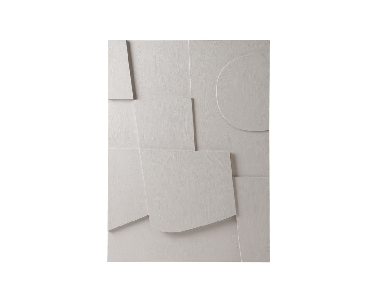 Cottara II Painting - White