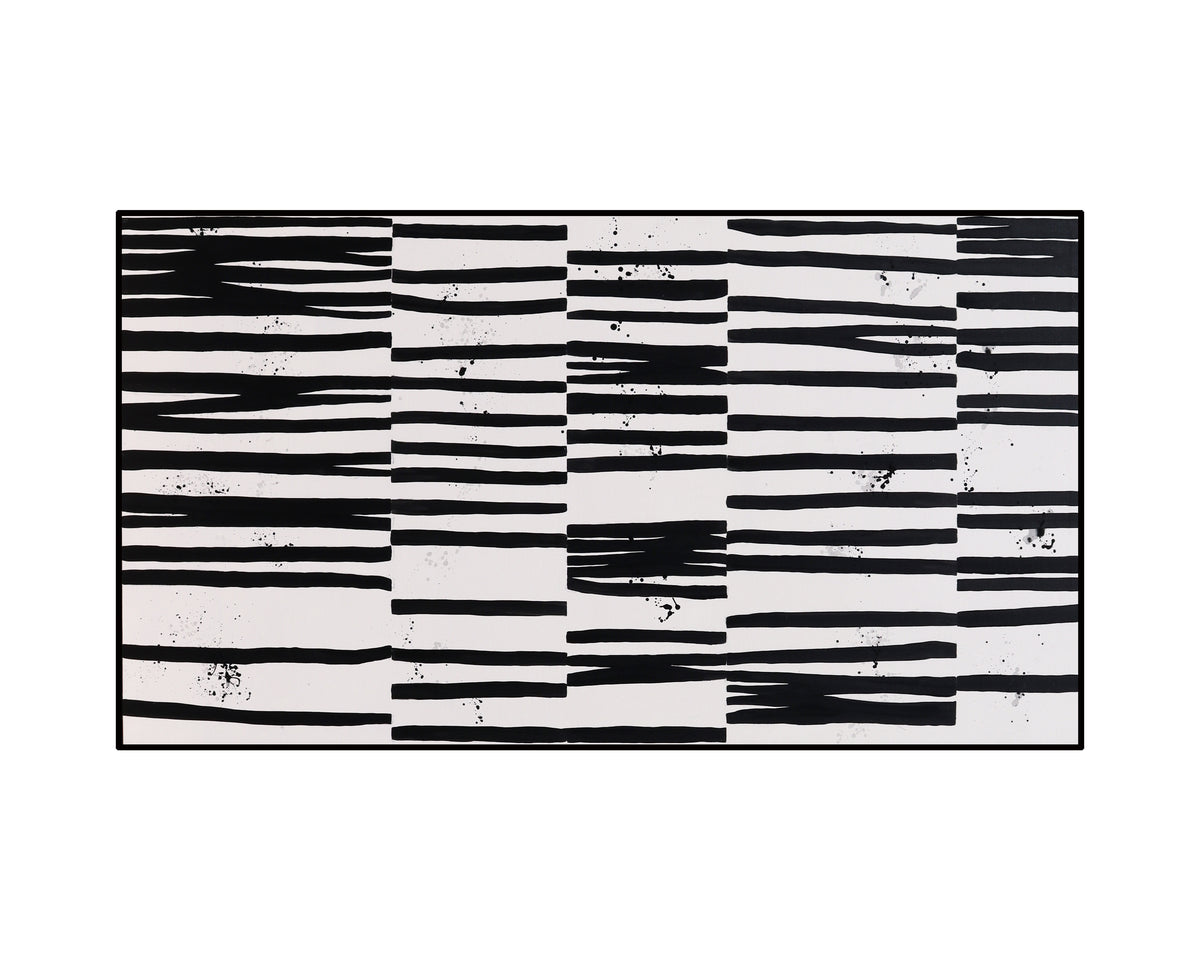 Eidos Oil Painting - Black and White