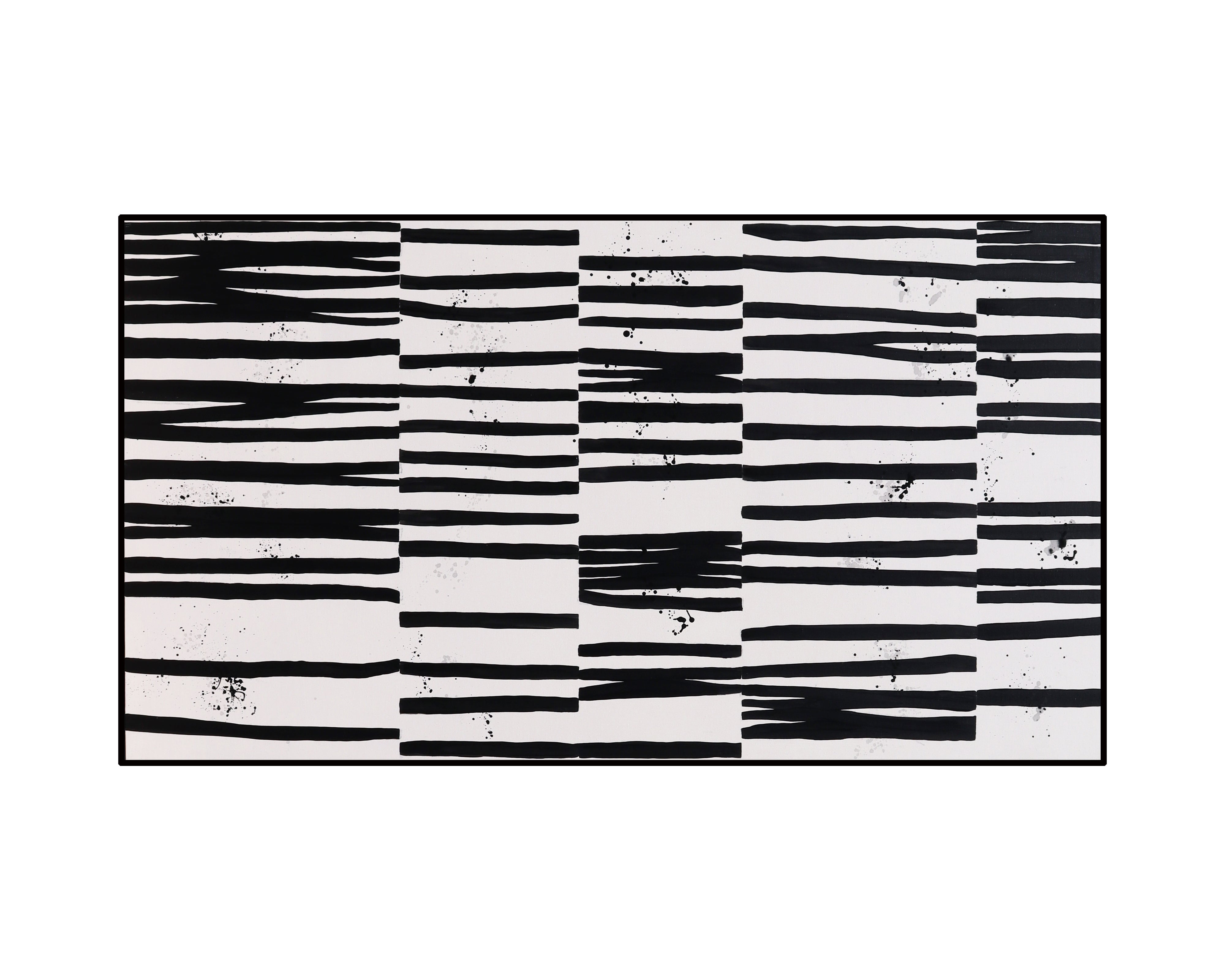 Eidos Oil Painting - Black and White