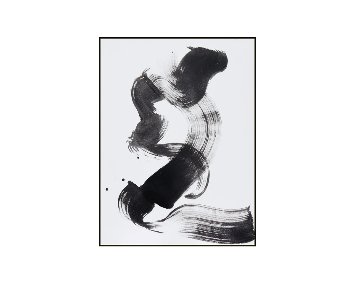 Elegy Painting - Black and White