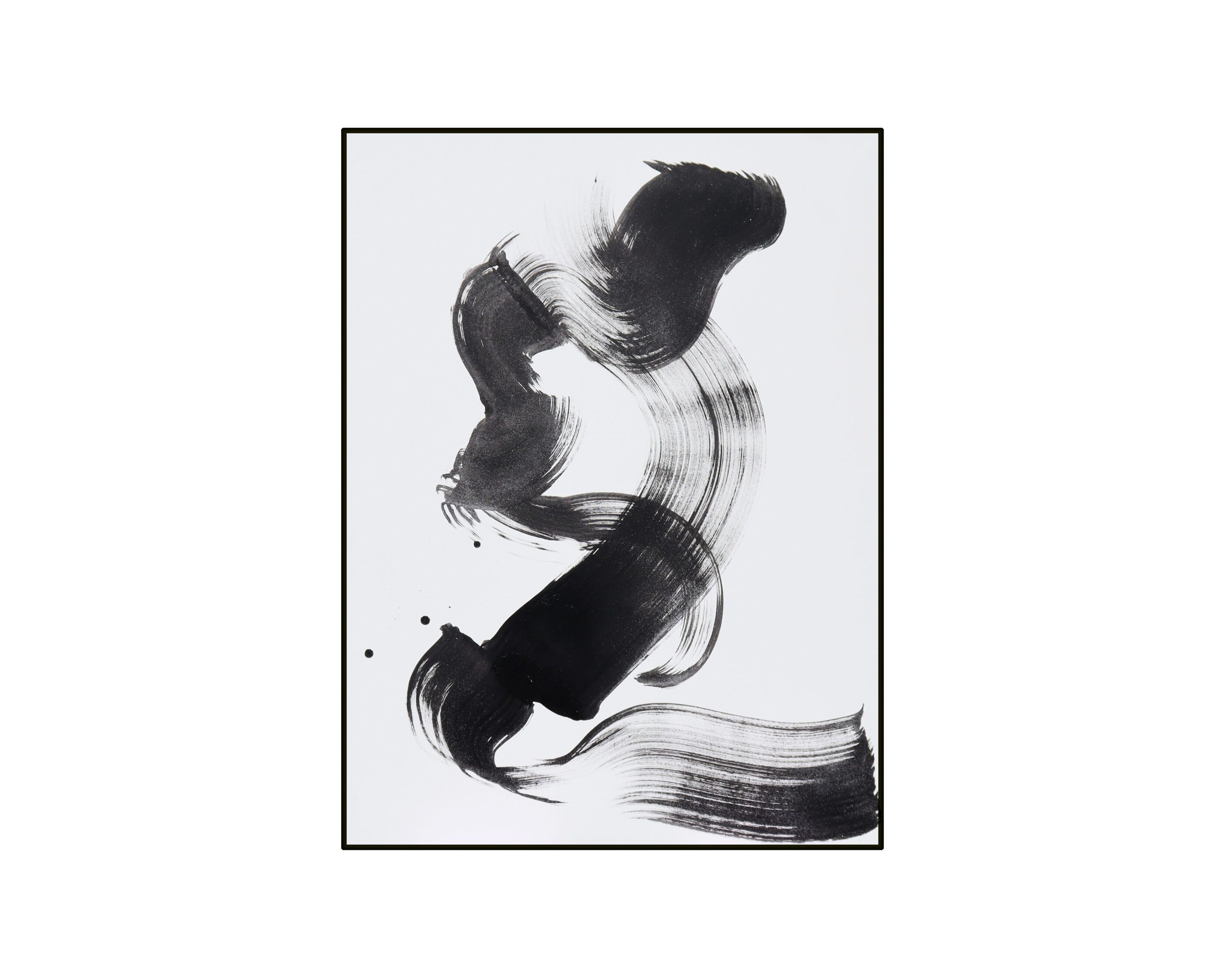 Elegy Painting - Black and White
