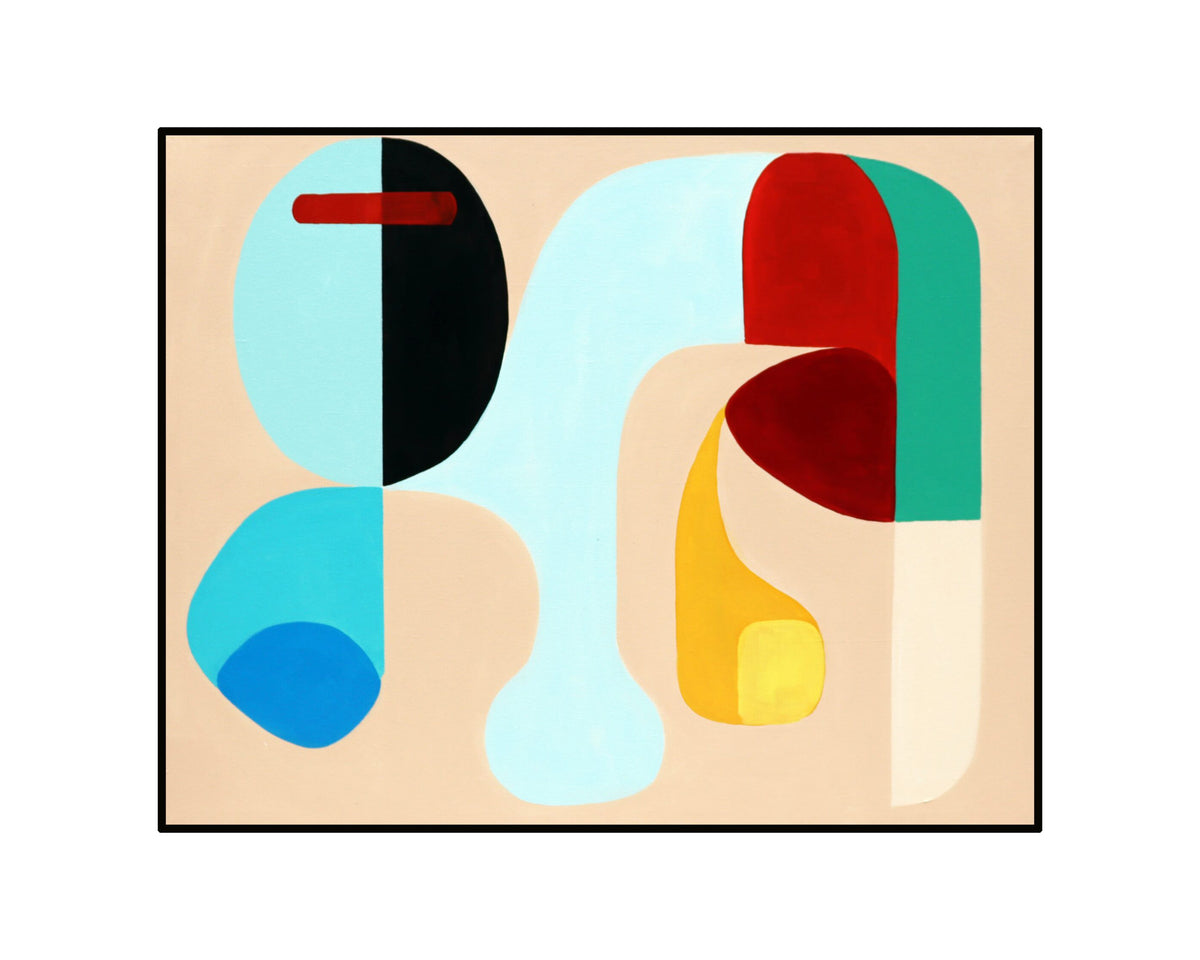 Polychrome Expression Oil Painting