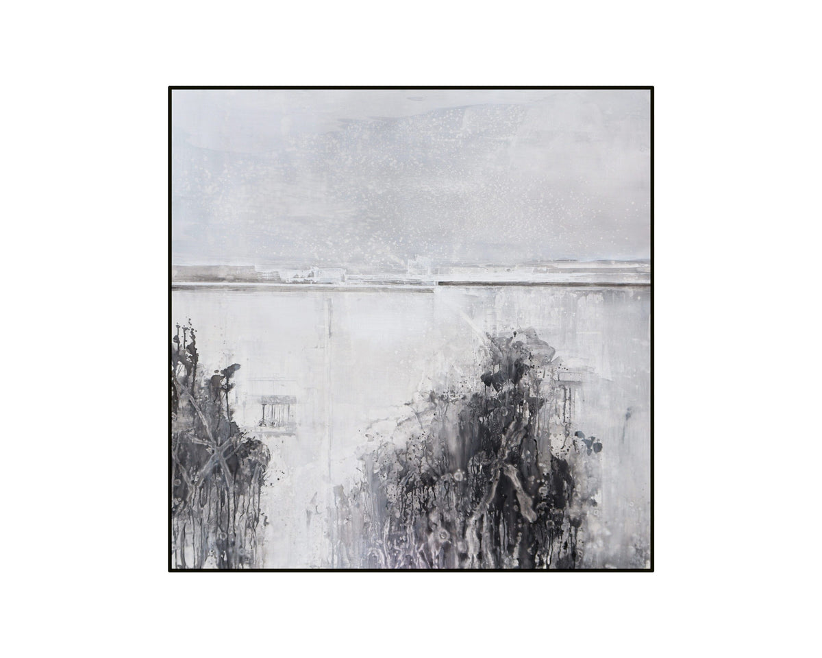 Theo Painting - Black and Grey
