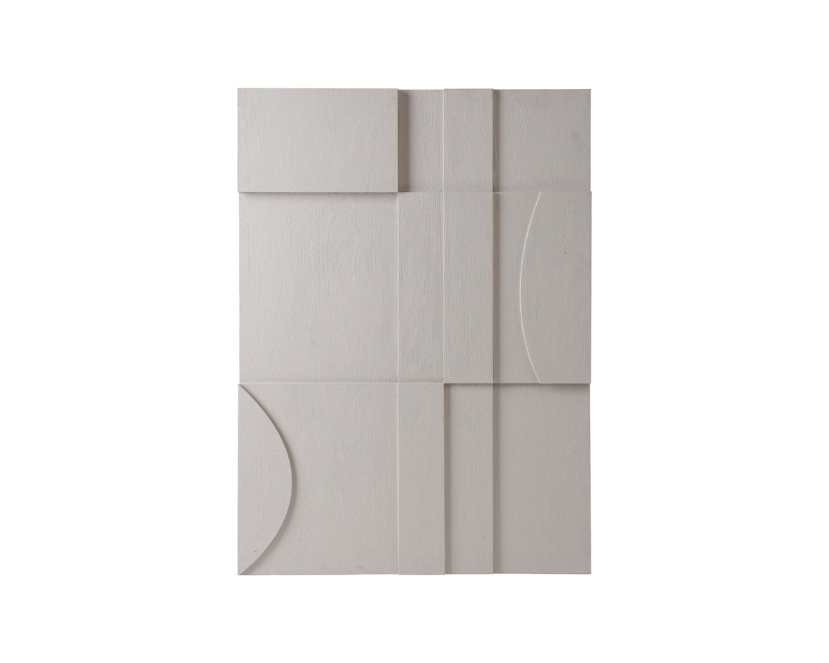 Cottara I Painting - White