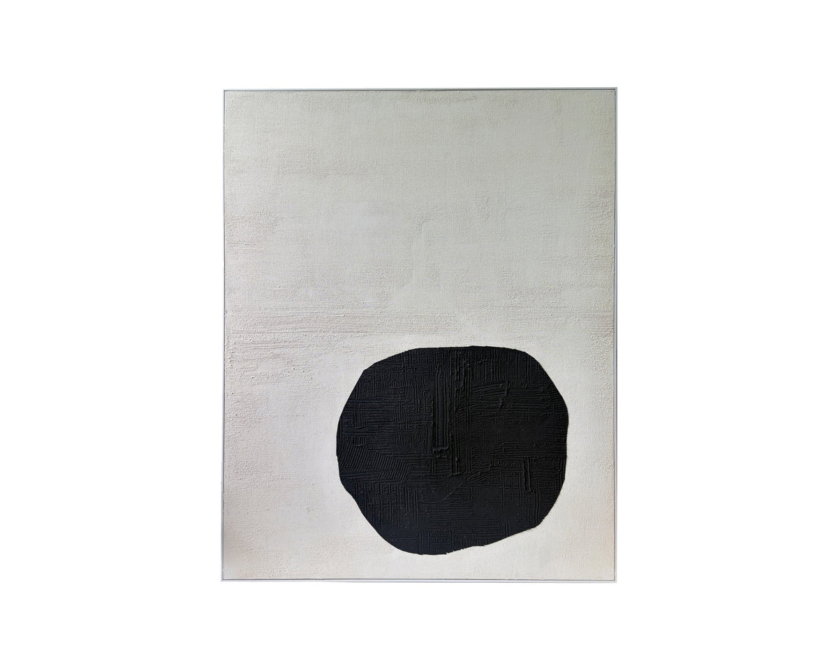Elysian Oil Painting - Hand Painted/White Wood Frame