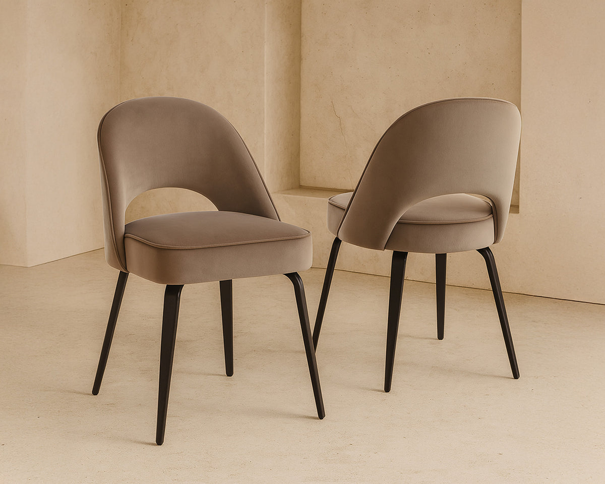 Yves Dining Chair Crib 5 (set of 2) - Megan Mink