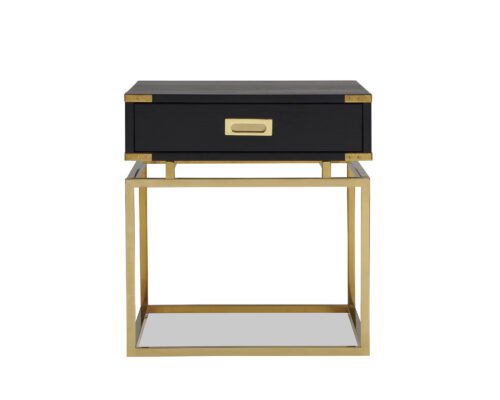 Liang & Eimil Genoa Bedside Table 1 Polished Brass GM-ST-082 (2)