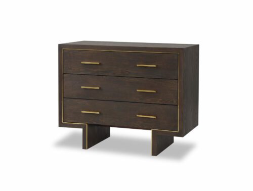 Liang & Eimil Tigur Chest of Drawers Table Dark Brown Brass GM-COD-150