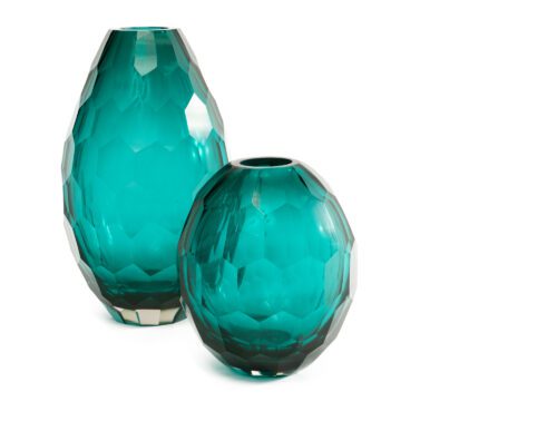 Glass Vase Teal DCC-VS-014