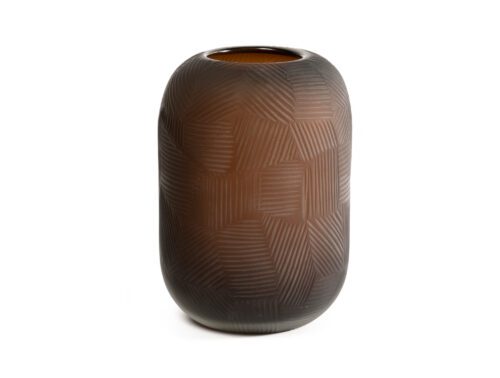 Glass Vase Chocolate DCC-VS-019