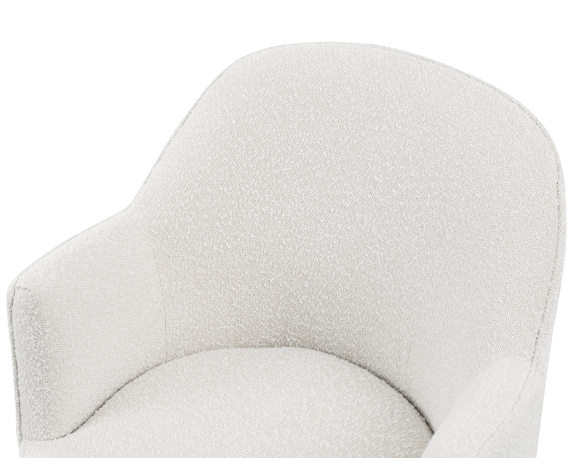 White stationary desk chair discount