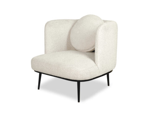 Liang & Eimil V lux Occasional Chair in Boucle Sand Colour
