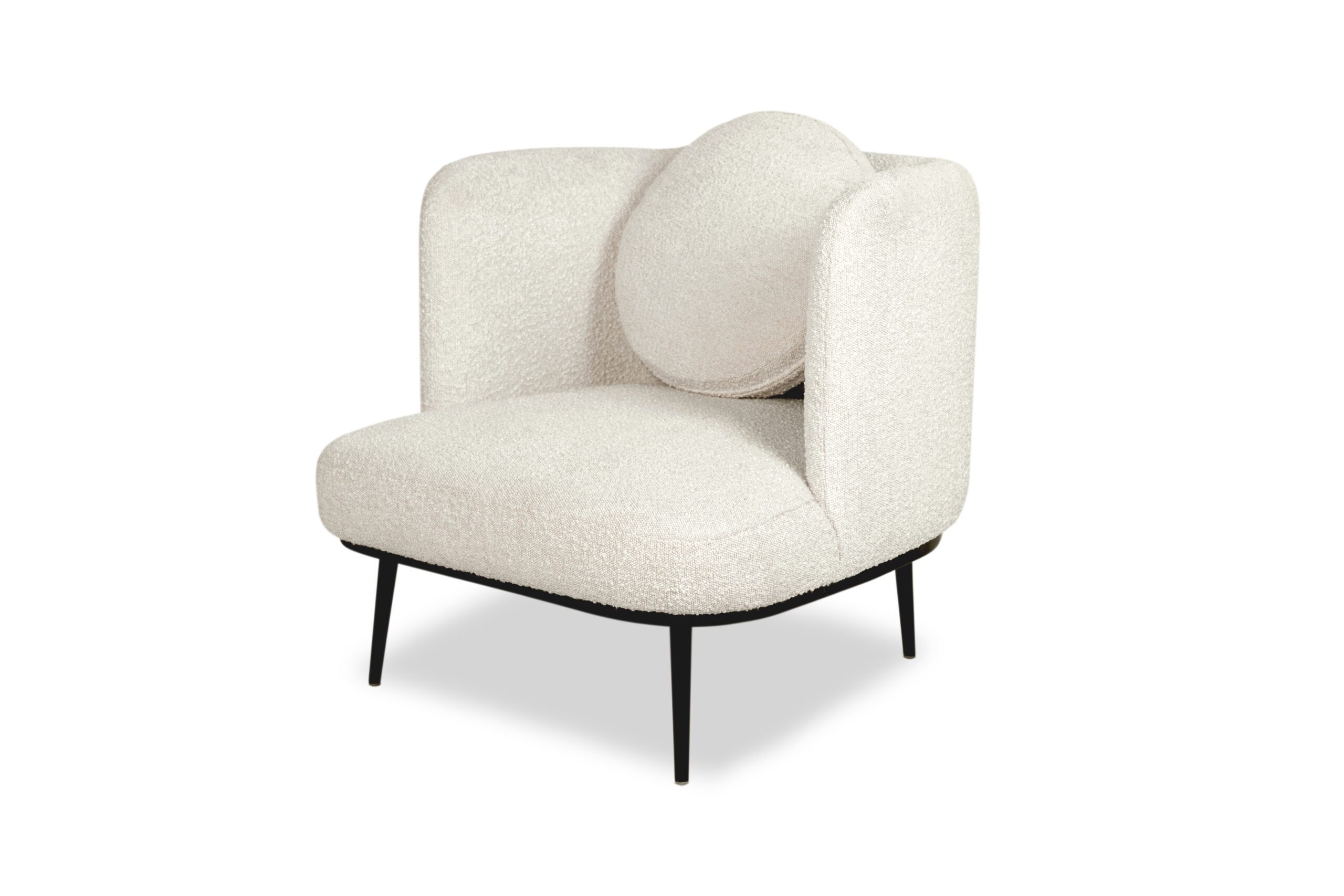 V lux Occasional Chair - Boucle Sand - Liang & Eimil : Liang & Eimil