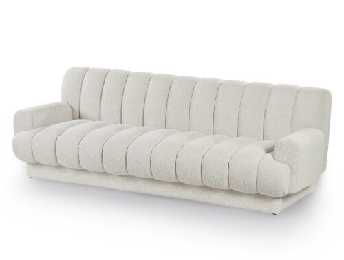 Liang & Eimil Keiron Sofa in bouclé sand fabric