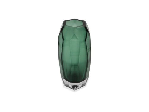 Liang & Eimil's Emerald green glass vase small