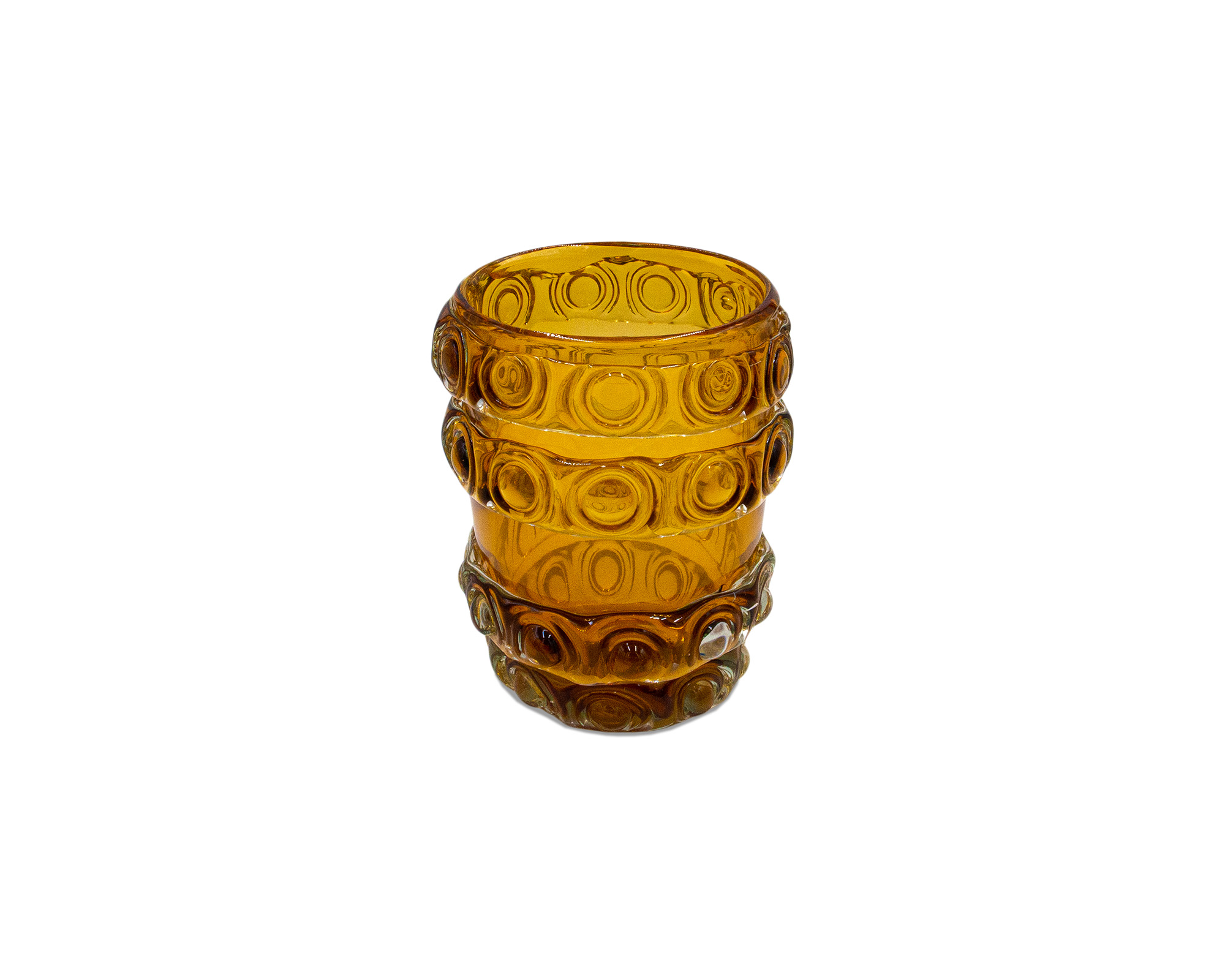 Liang & Eimil Bumble amber glass vase