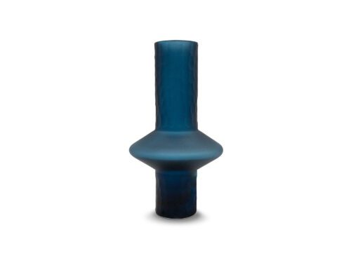 Liang & Eimil Rei blue glass vase, Medium