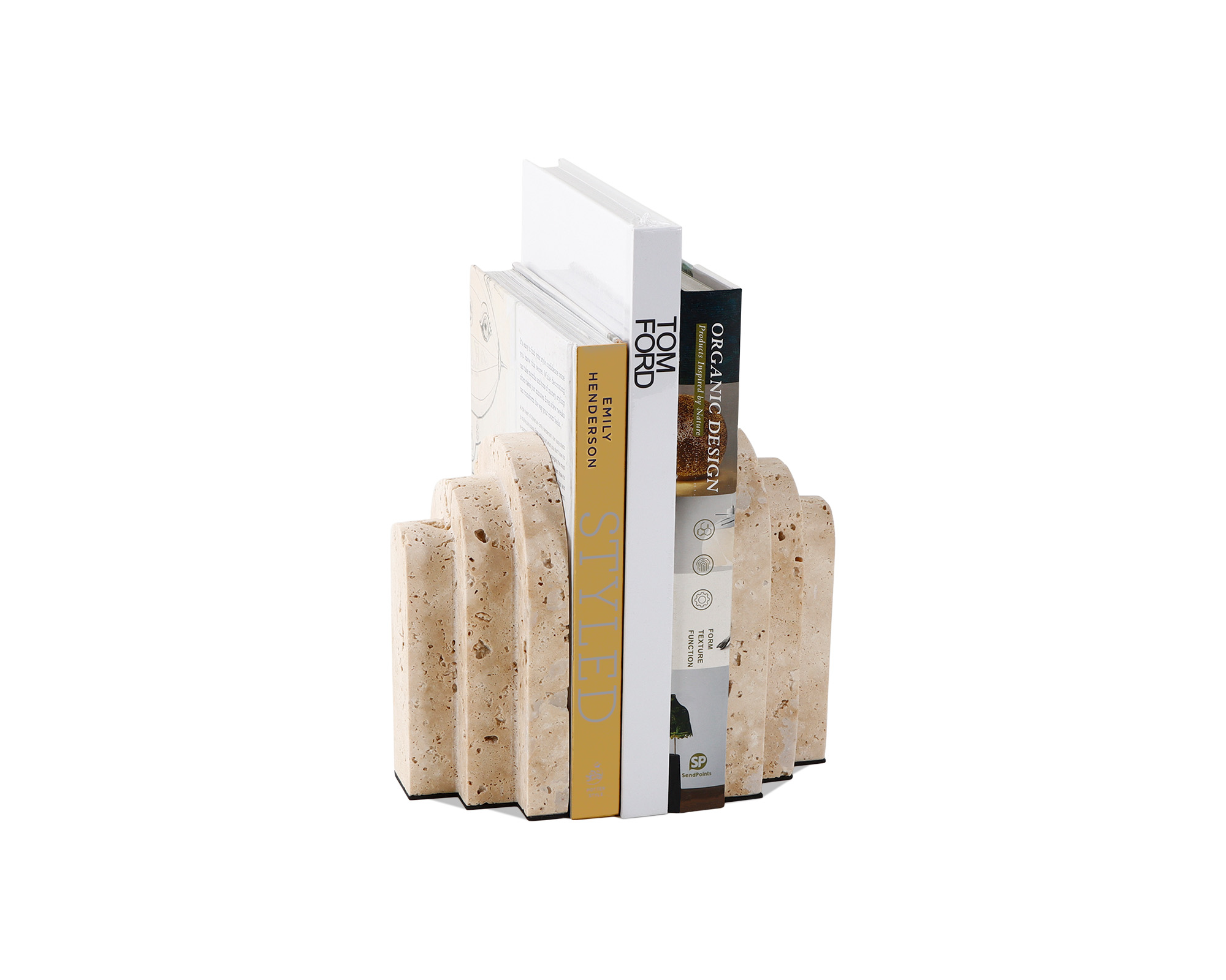 Liang & Eimil Beige Marble Empire Bookends