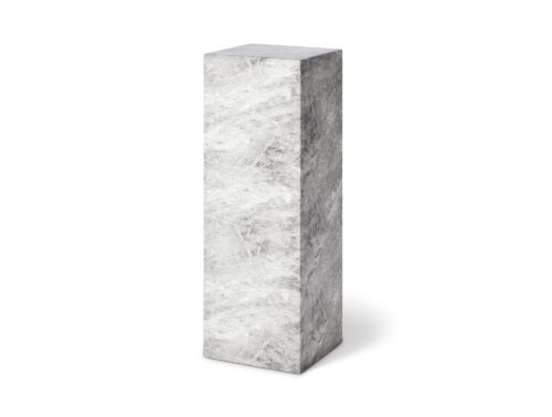 Liang & Eimil Long Pedestal in Faux Marble Concrete Grey