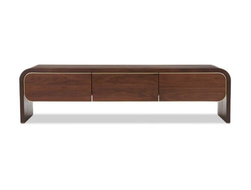 Liang & Eimil - Walter Media Sideboard - Natural Walnut & Brass